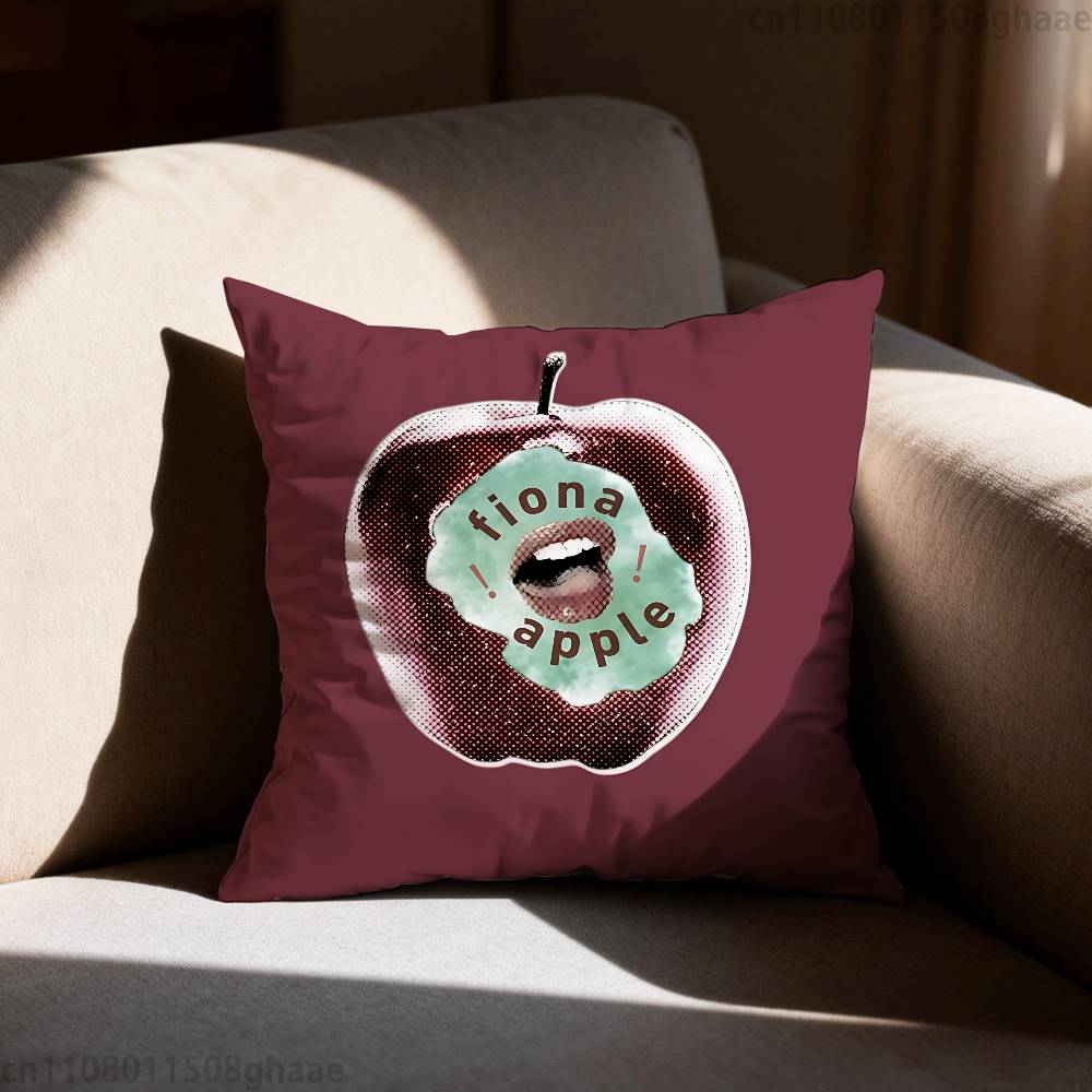 Fiona Apple Pillow Case Antidustmite Pillowcase Invisible Zipper Silky Short Plush Sofa Cushion Cover