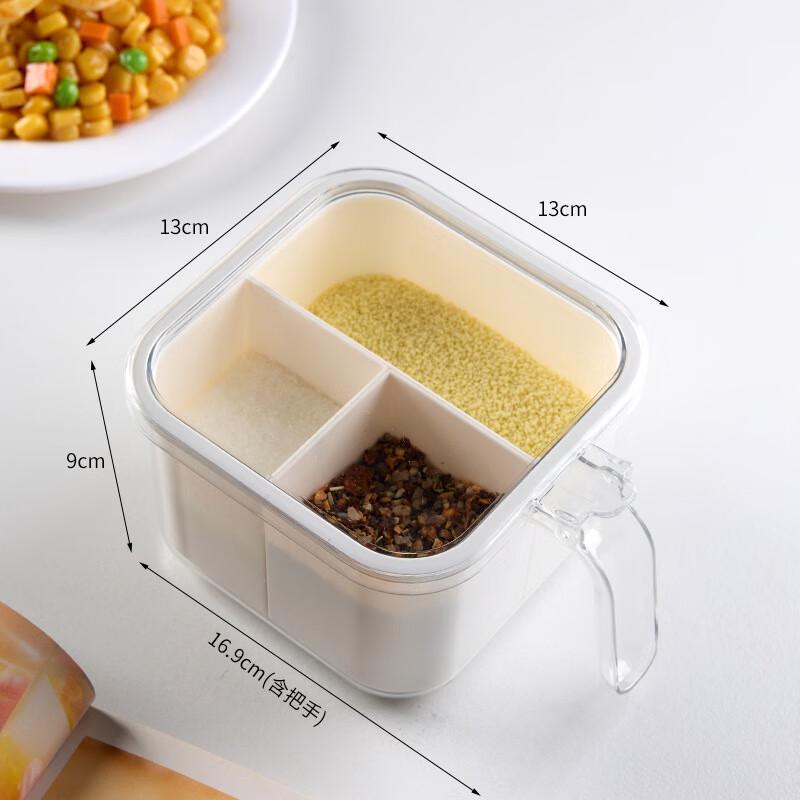 

Transparent Plastic Condiment Organizer Set