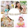 Easter Bunny Banner Vintage Style Happy Easter Bunting Garland Home Decor Party Supplies Photo Background For Celebration Wall
