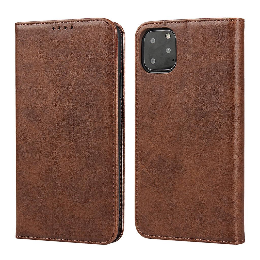 Applicable To iPhone11Pro MAX Mobile Phone Case New Apple 11 Calf Pattern Leather Case Apple X Flip Case