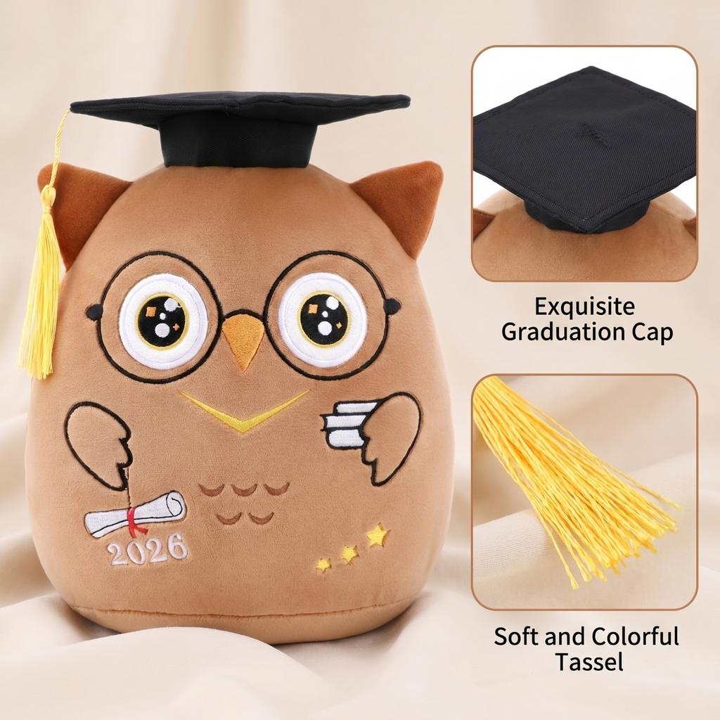 Graduation Plush Toy Gift, 2026 Kindergarten Graduation Gift, Suitable For Boys And Girls, Graduation Plush Toy, Graduation Party Gift.
