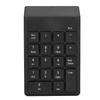 Mini Wireless Digital Keyboard USB 2.4GHz 18 Key Financial Accounting Keypad for PC DesktopBlack
