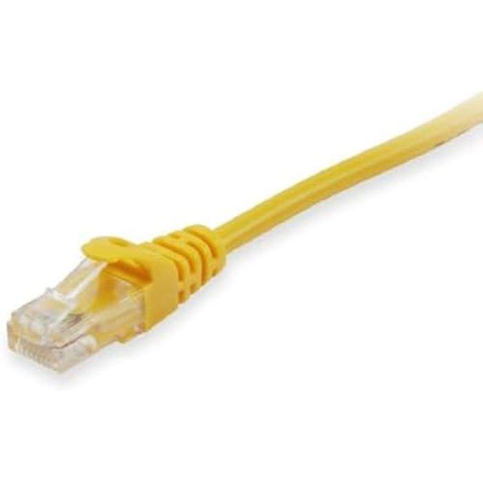 Câble patch Cat.6 S/FTP - EQUIP - 40 m - Jaune - Blindage EMI/RFI - Conforme RoHS
