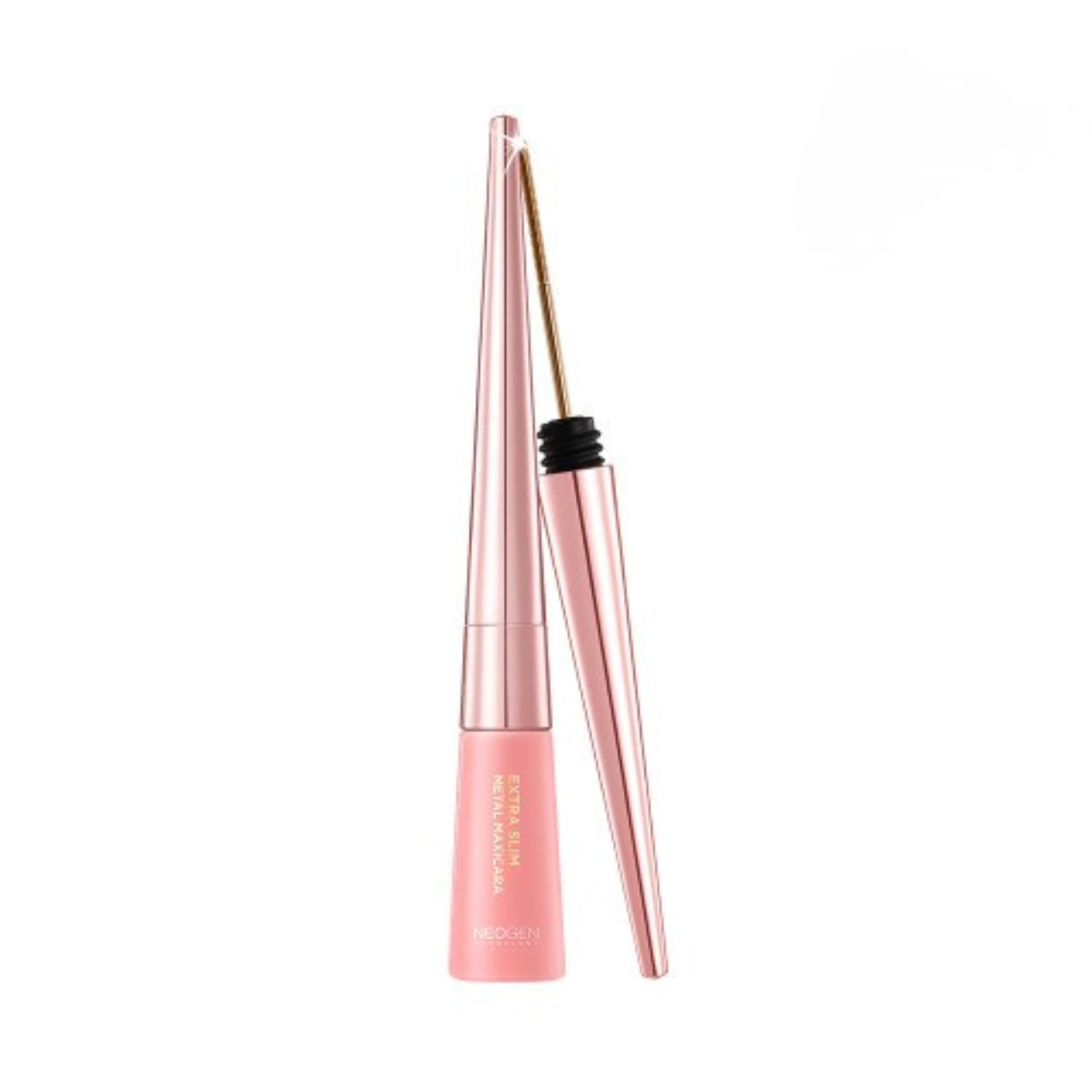 [NEOGEN Official] Extra Slim Metal Mascara Black 6ml - Curl-holding, Smudge-resistant, Natural finish, 2.5mm slim brush, Long-lasting curl,