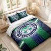 Bedding Set 1 Duvet Cover 2 Pillowcases Wigan Warriors Print Bedroom Home Decoration