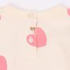 Organicmom Pink Heart Long Sleeve Wear Mjspej07