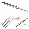 Stainless Steel Cuticle Pusher Trimmer Remover Pedicure Manicure Nail Art Tools