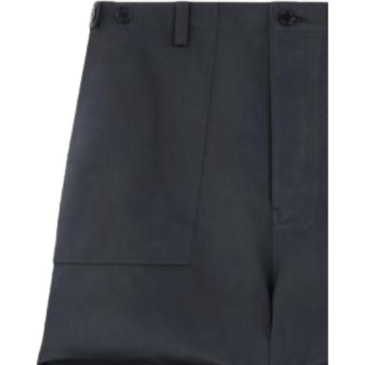 WE11DONE Solid Color Loose Casual Pants With Flap Pockets Men pants WD-PT1-23-237-M-CH