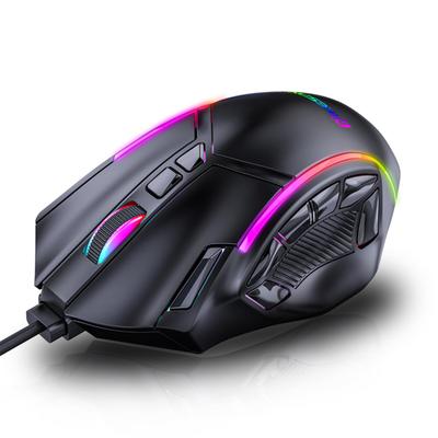 Ενσύρματο Ποντίκι USB Gaming 12 13 RGB για Επιτραπέζιους Υπολογιστές και Windows, Κουμπιά, Φώτα, 1200-12800 DPI, 125-1000Hz Προγραμματιζόμενο, Φορητούς Υπολογιστές,