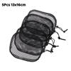 5Pcs Black Elastic Wig Net Breathable Mesh Hair Net With Adjustable Drawstring For Making Puff Bun Wig Tools Women Wig Nets