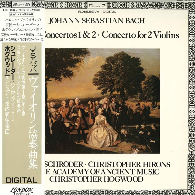 

LP Record J.S BACH CHRISTOPHER HOGWOOD ACADEM - Violin Concertos L28C1397 L OISEAU LYRE 1982 Japan Obi Classical Used