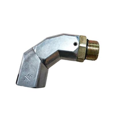 Metal Fuel Hose Swivel Connector with 360 Degree Rotation for Multi-plane Nozzle Joint Designed for Fuel and Liquid Transport