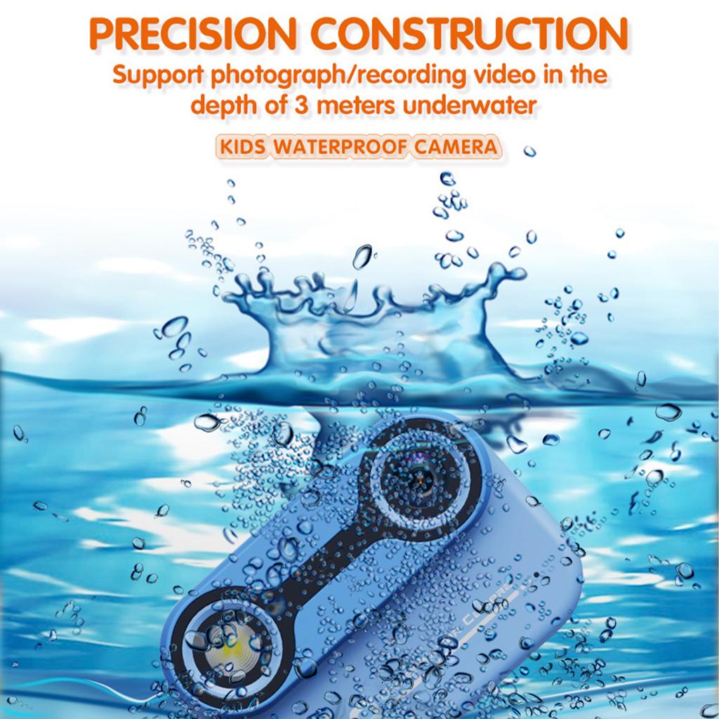 Kids Underwater Mini Camera For Kids Clear Waterproof Digital Camera For Versatility Use For Outdoor Travel Use