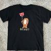 Great Product Recommendations! Cute, Niche, Oversized Short-sleeved T-shirt with A Bear Head In Hand, Large Size