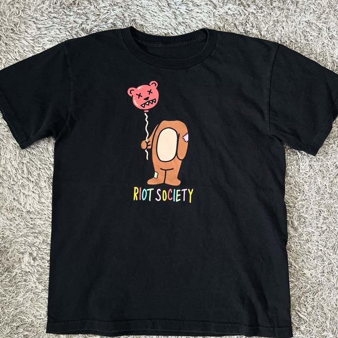 

Great Product Recommendations! Cute, Niche, Oversized Short-sleeved T-shirt with A Bear Head in Hand, Large Size 4XL