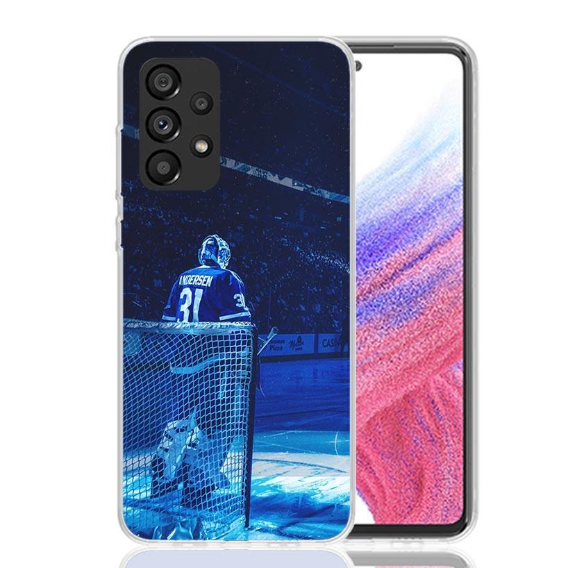 Ice Hockey Rink Sport Case Phone Cover for Samsung Galaxy A12 A22 A32 A42 A52 A72 A50S A51 A41 A31 A21S A40 A30S A20E A10 A70 A7