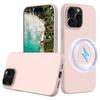 For iPhone 16 Pro Magnetic Case Shockproof Liquid Silicone Phone Cover