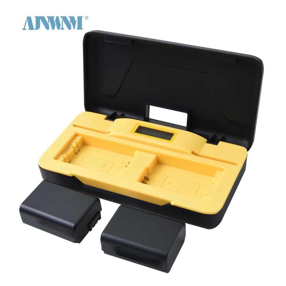 AJNWNM NP-FW50 NP FW50 Battery + Multifunction Charger Box for Sony Alpha A6500 A6300 A6000 A5000 A3000 NEX-3 A7 A7M2 A7R 7SM2 7M2