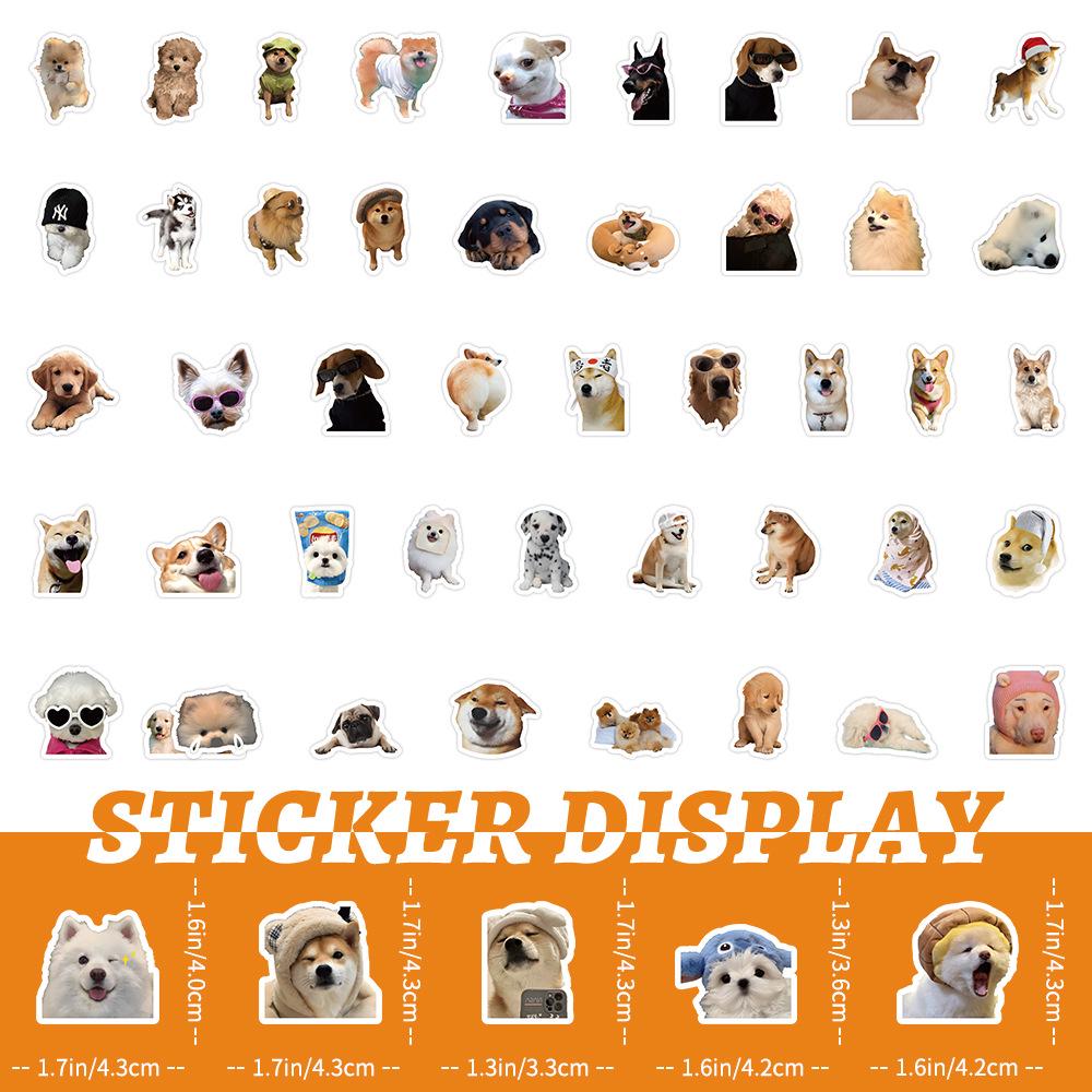 100 Realistic Corgi Puppy Stickers: Cute Pet Dog Decals for Phone, Car, and Laptop Decoration