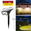 High Brightness Outdoor Solar Tree and Garden Landscape Spotlights - Waterproof Decorative Lawn Lights