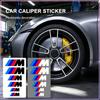 6 Stück/Set 3D Sportbremssattel Aufkleber Auto Radnabe Aufkleber Zubehör Für F10 F11 F12 F07 F01 F02 F30 F35 F34 F36 3 4 5 GT 6 7 Serie E39 E46