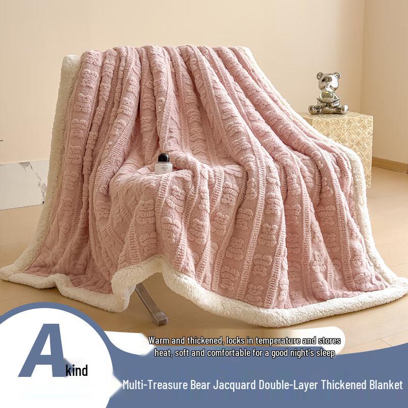 

Advance Duobao Bear Flannel Milk Fleece Blanket