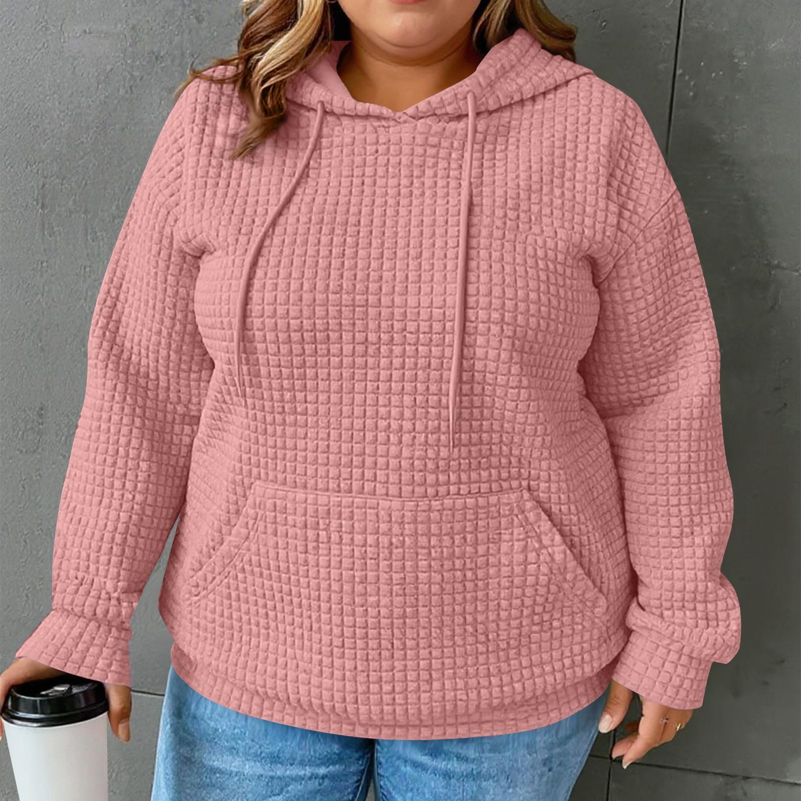 

Women s Hoodies Long Sleeve Casual Drawstring Sweatshirts Pullover Pockets Tops XXXXXL