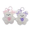 Entzückender errötender Hase Plüsch Schlüsselanhänger Anhänger