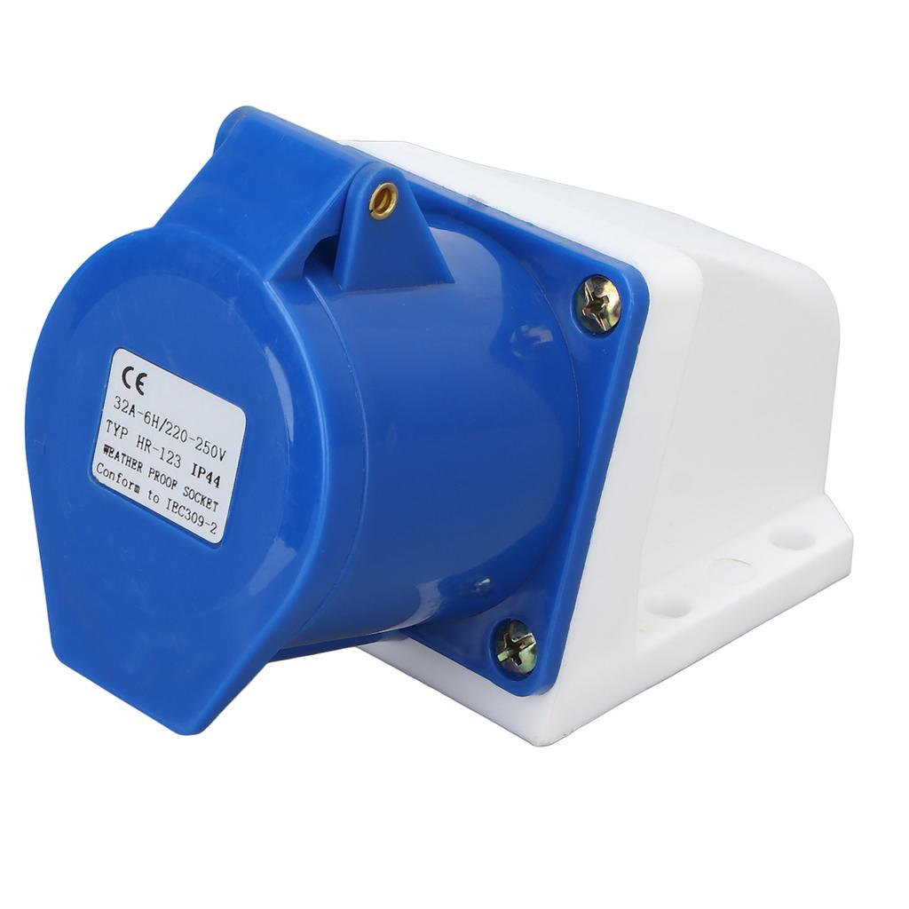 3kolíková průmyslová zástrčka IP44 vodotěsná 16A32A 3kolíková samice průmyslová zásuvka 220‑250V