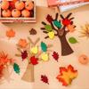 96Pcs DIY Felt Tree Crafts Kit for Autumn Home Decoration Thanksgiving Party Gifts Christmas Halloween Room Wall Decor Ornaments