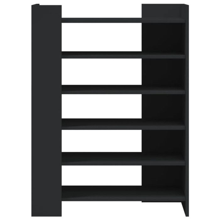 VidaXL Shoe Cabinet Black 74.5x37.5x100 Cm Engineered Wood, Shoe Storage, Storage Cabinet of 848431