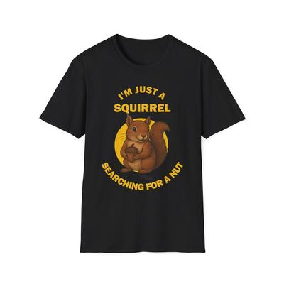Playful Squirrel T-Shirt, Cute Animal Tee, Gift for Nature Lovers, Funny Shirt