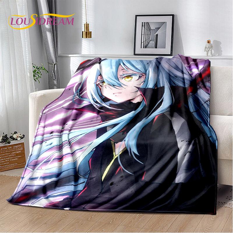 I Got Reincarnated As A Slime Anime Soft Plush Blanket,Flannel Blanket Throw Blanket for Living Room Bedroom Bed Sofa Picnic Kid