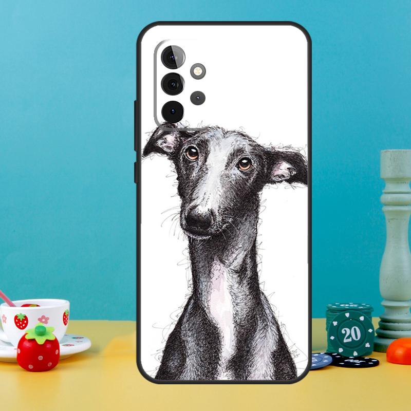 Galgo Greyhound Dog Case For Samsung Galaxy A05 A36 A56 A26 A16 A53 A33 A13 A12 A32 A52 A55 A35 A15 A54 A34 A14