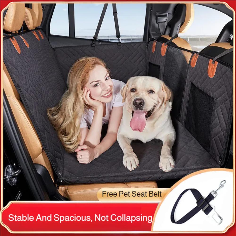 Removable Car Mat Hardboard Extension Dog Kennel Waterproof Scratch Proof Car Pet Hammock Rear Seat Travel Mat Dog Seat Cover