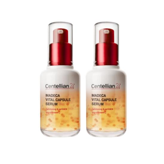 Centellian24 Madeca Vital Capsule Serum Brightening Hydrating Elasticity Care 50ml x2