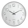 Multi-color Nordic Wall Clock Non-Ticking Wall Electronic Time Fashion Round Hanging Clock  Home