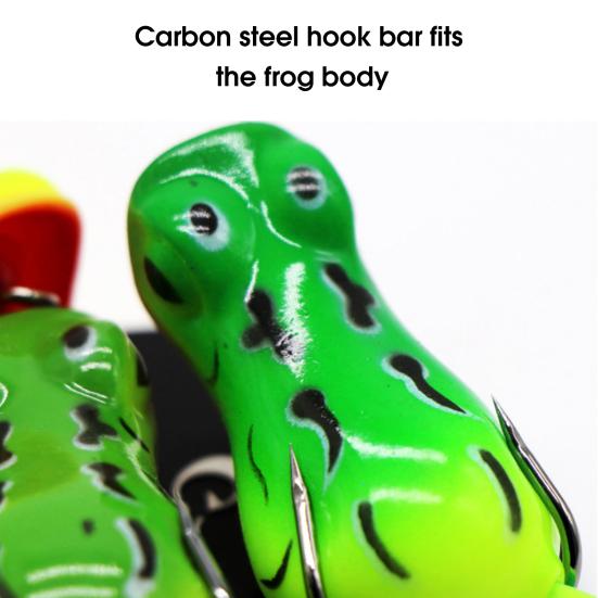 MUQZI Sports Accessory 5cm12g Durable Artificial Bait Small Frog Shape Simulation Printing Simple Installation