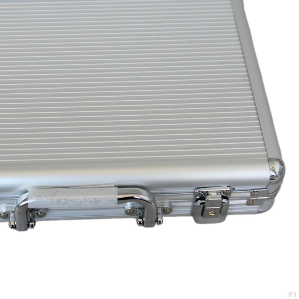 Aluminum Alloy Chip Case Carrier Professional Collect Box with Handle Protection Organizer