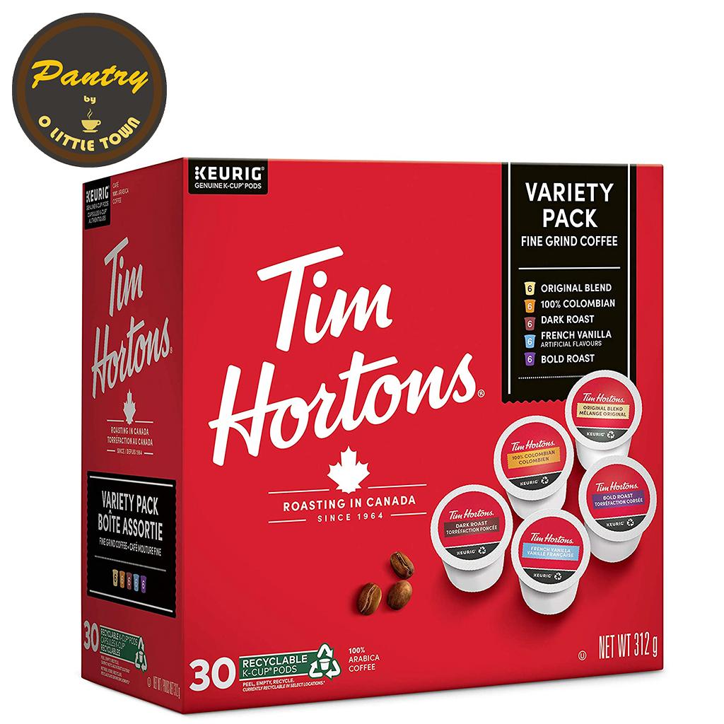Tim Horton s Variety 30 KCups for Keurig Machines, 30 Count per Box, Canada