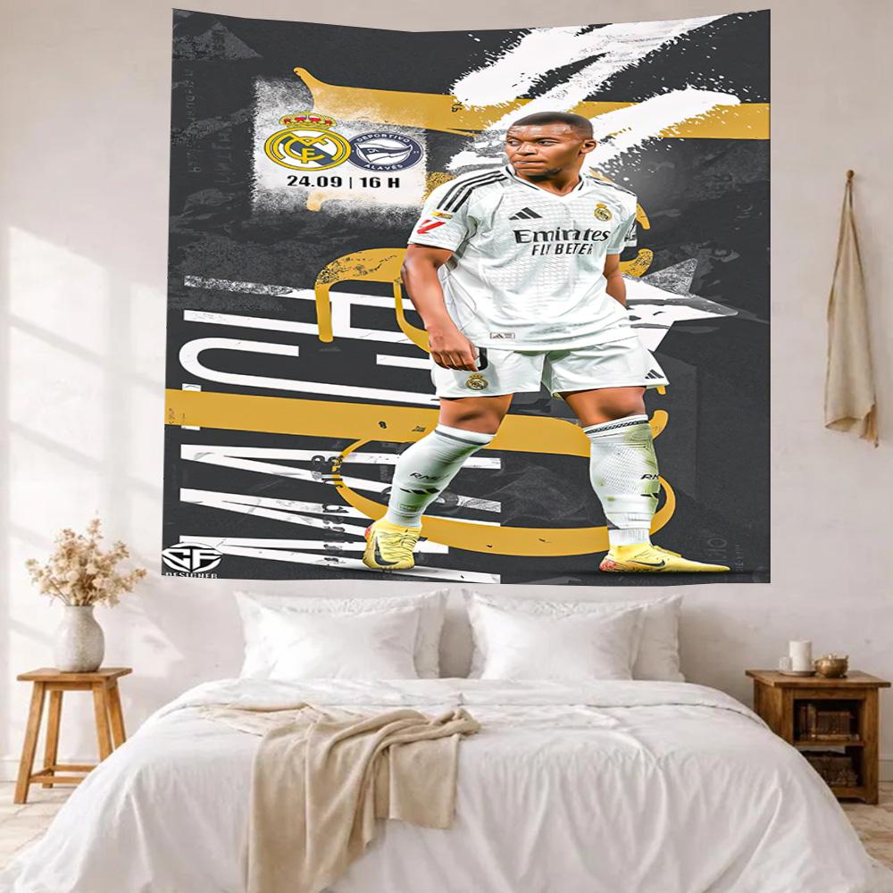 Mbappe'S Style Wall Decor Tapestry Art For Pet Memorial Birthdaywedding Party Backdrop Family Gift