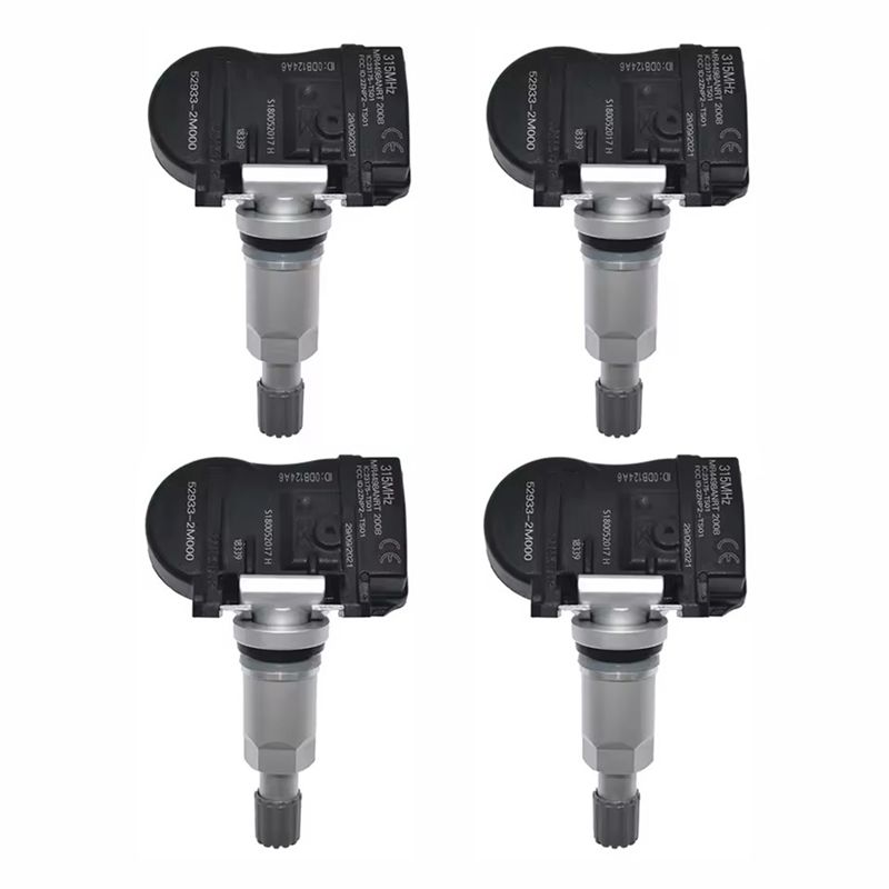 Tire Pressure Monitor Sensor 4PCS 52933-2M000 S180052017G For Accent Elantra Genesis Sonata,KIA Cerato Forte