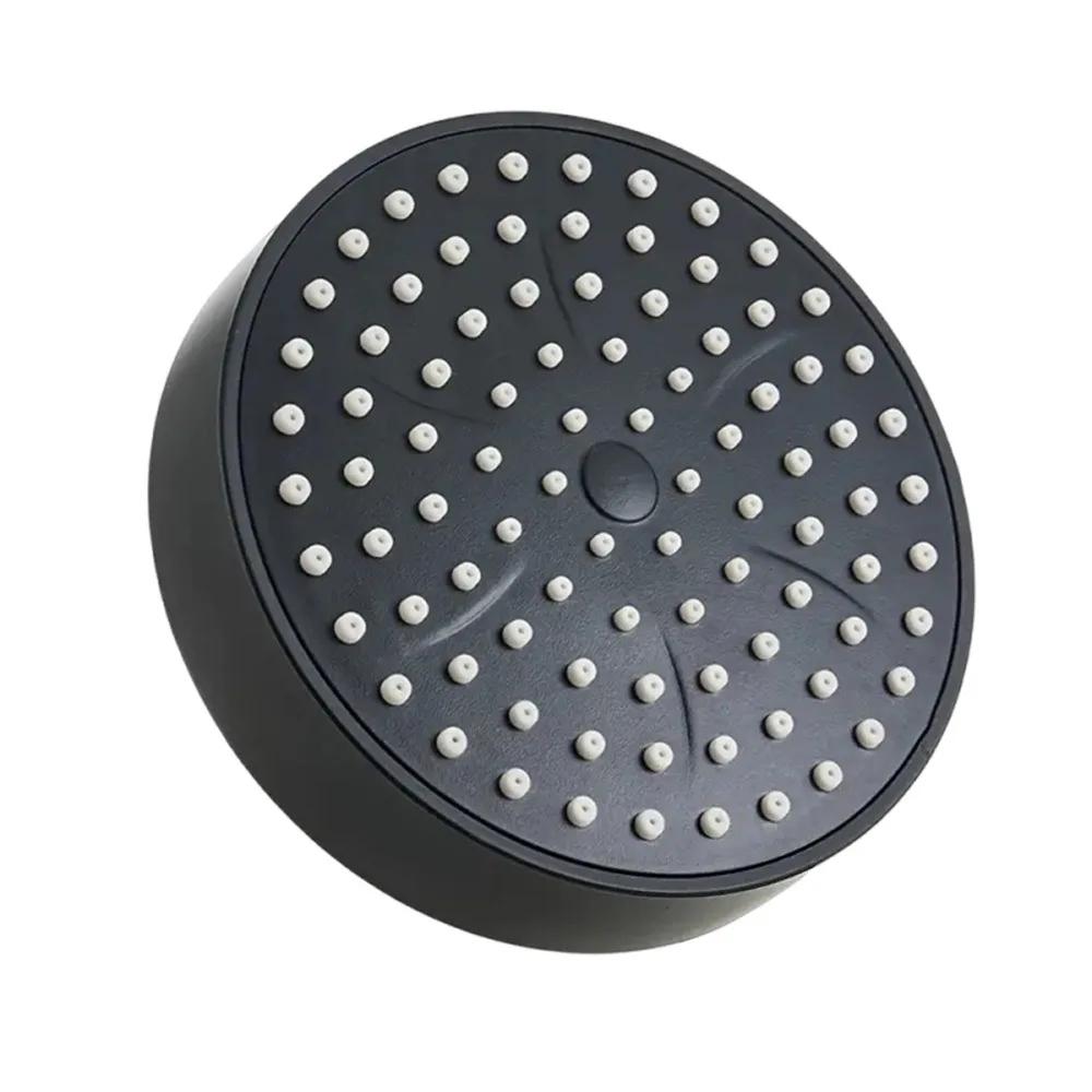 

4 Inch Wall Mounted Shower Faucet Rotatable Compact And Lightweight Shower Top Spray Sprayer Rainfall чёрный