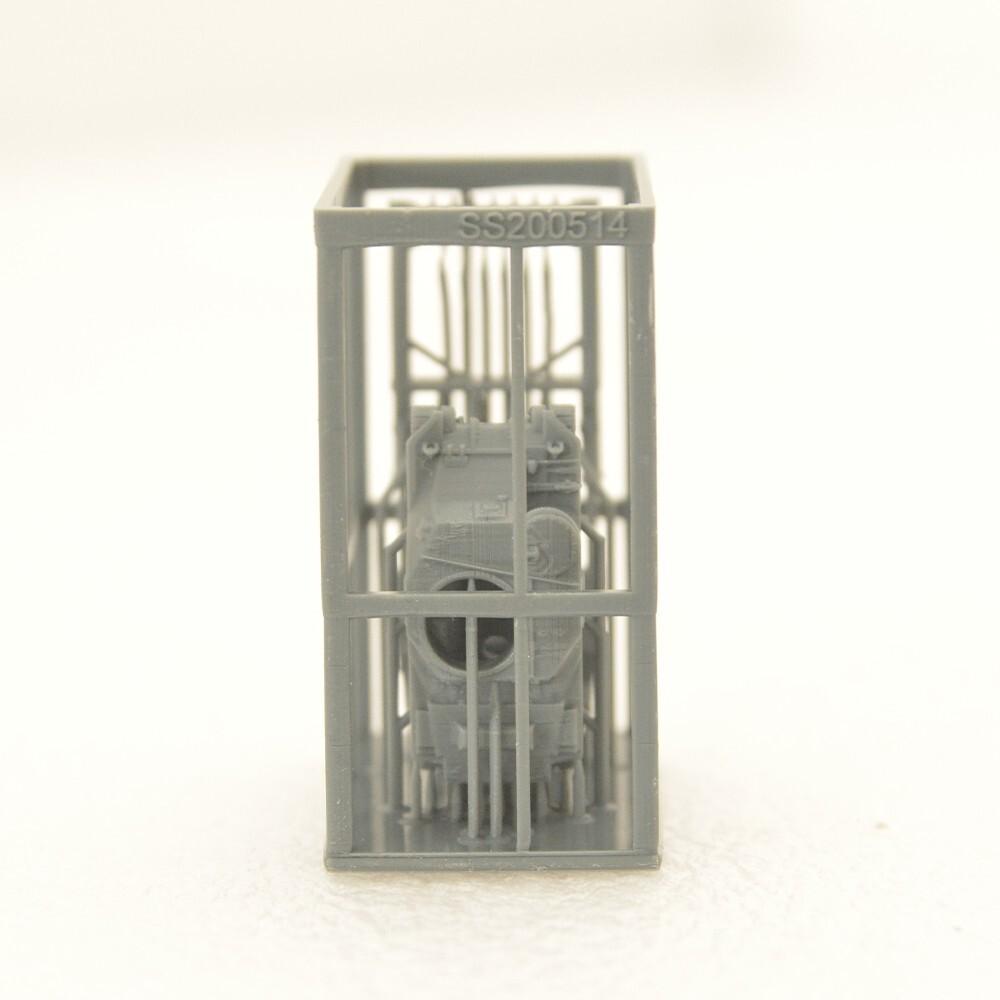 SSMODEL 1/200 Military Model Kit US M3 Grant With Paravane Medium Tank