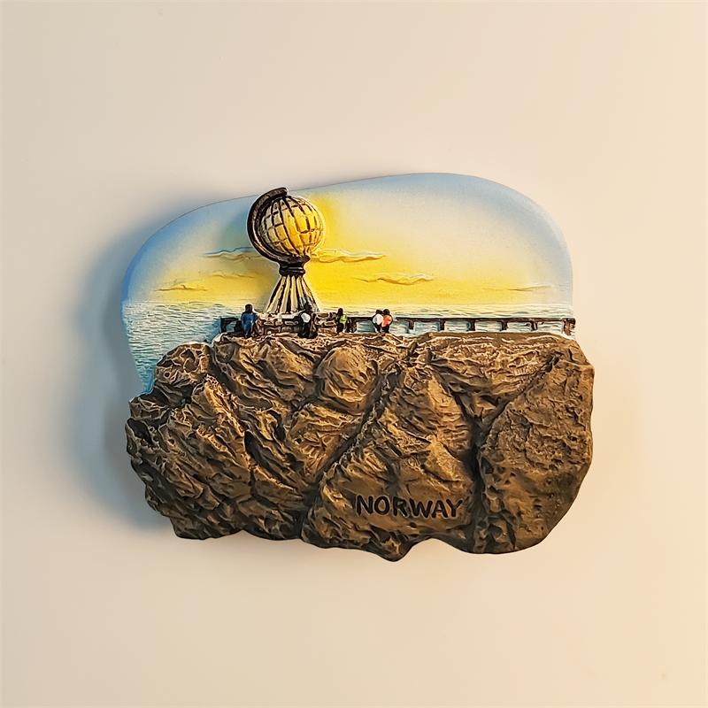 France Paris Sacred Heart Cathedral  3D Stereoscopic Tourism Souvenirs Resin Painting Decoration Home Refrigerator Magnets