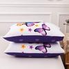 Purple Buterfly Floral Soft with Soft Fabric Duvet Cover Set featuring 2 Pilowcases - Printed Soft Duvet Cover for Home And Dormitory