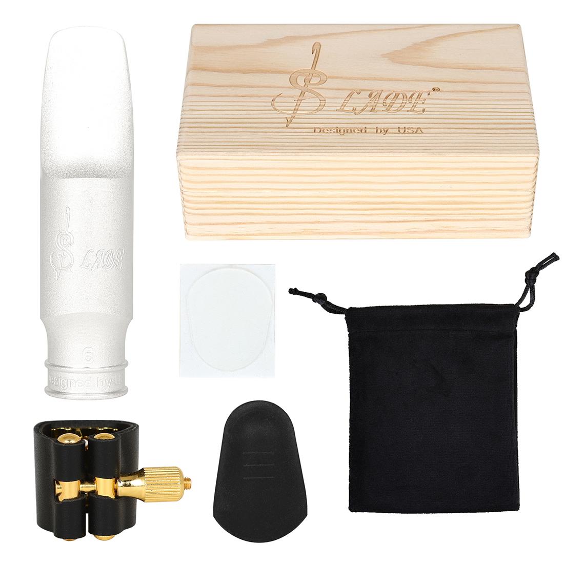 SLADE Alto Sax Mouthpiece Number 6 Blow Noise Brass Sax Mouthpiece Woodwind Instrument Accessories High end Gift Box Kit