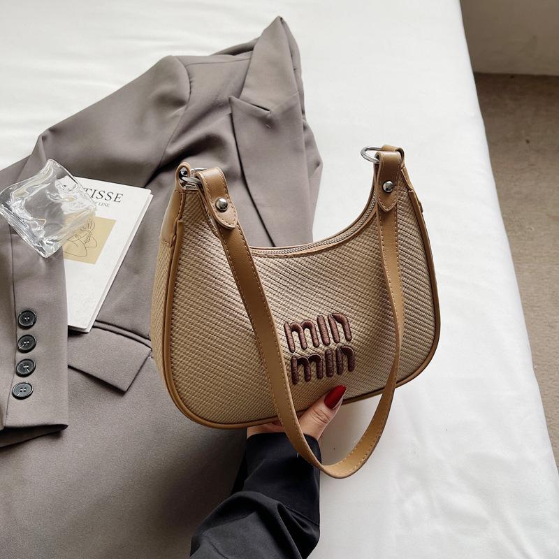 

Универсальная подмышечная сумка женская сумка новый нишевый дизайн женская наплечная сумка-мессенджер хаки