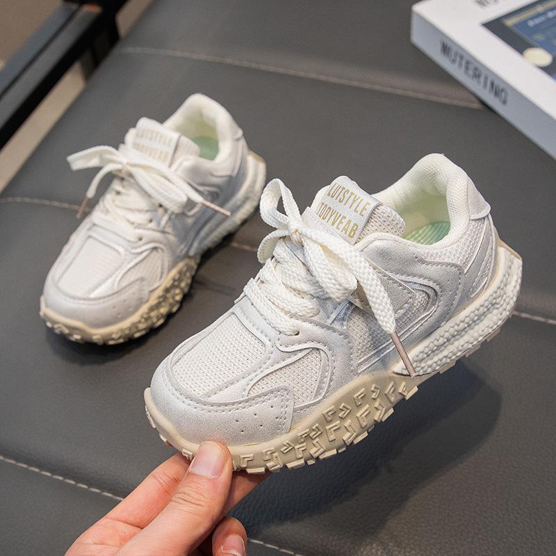 Children's running shoes 2025 spring and autumn new girls' German training shoes Korean version of boys' sports shoes medium and older children's
