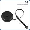 Practical Retractable Measuring Set With 150cm Steel Tape And 200cm Soft Cloth Measure Ideal For DIY Sewing Construction